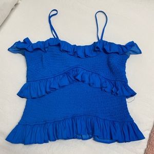 DO+BE ruffle strap tank